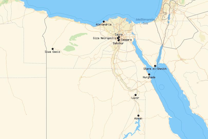 The best places to visit in Egypt